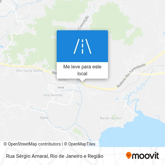 Rua Sérgio Amaral mapa
