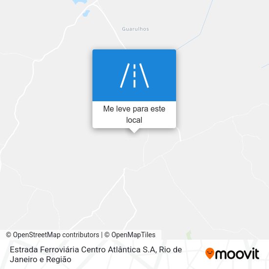 Estrada Ferroviária Centro Atlântica S.A mapa