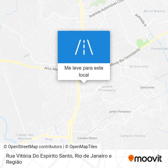 Rua Vitória Do Espírito Santo mapa