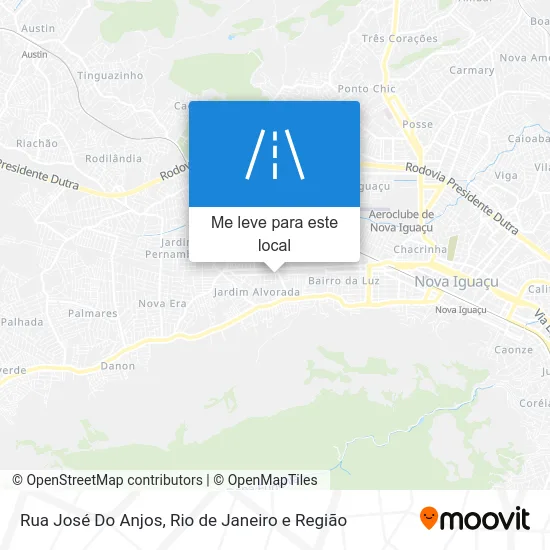Rua José Do Anjos mapa