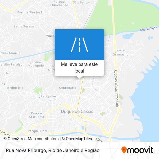 Rua Nova Friburgo mapa
