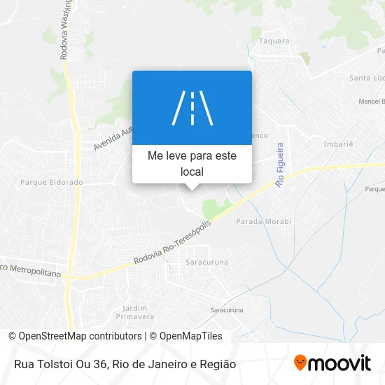 Rua Tolstoi Ou 36 mapa