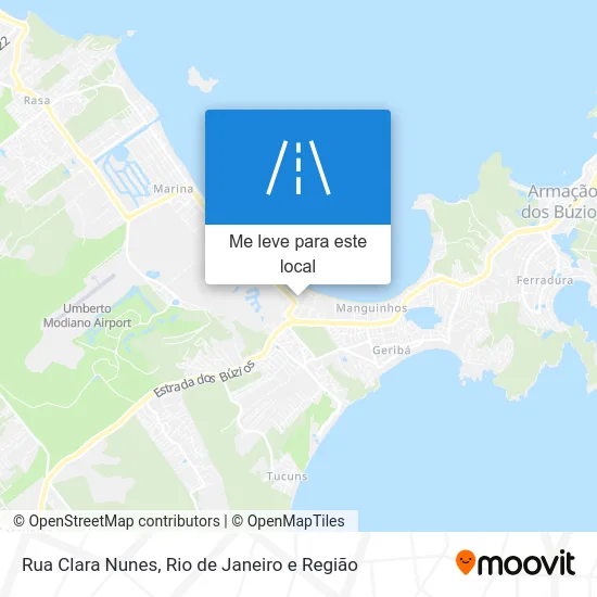 Rua Clara Nunes mapa