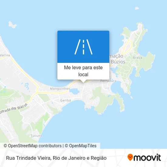 Rua Trindade Vieira mapa