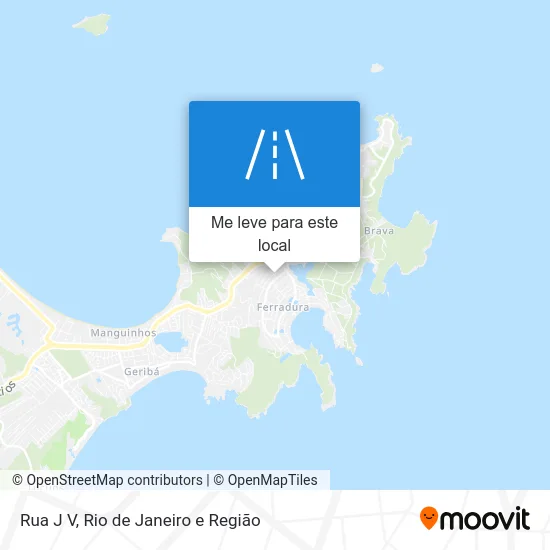 Rua J V mapa