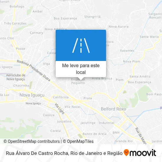 Rua Álvaro De Castro Rocha mapa