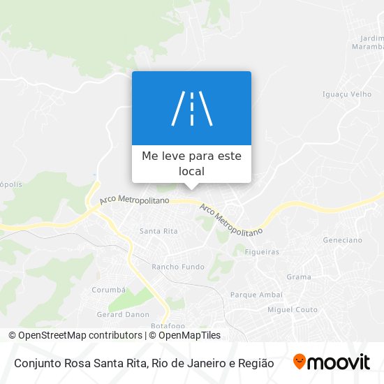Conjunto Rosa Santa Rita mapa