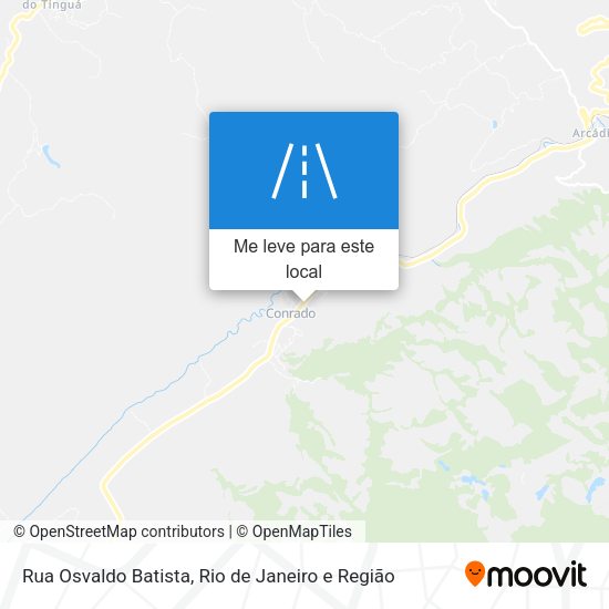 Rua Osvaldo Batista mapa