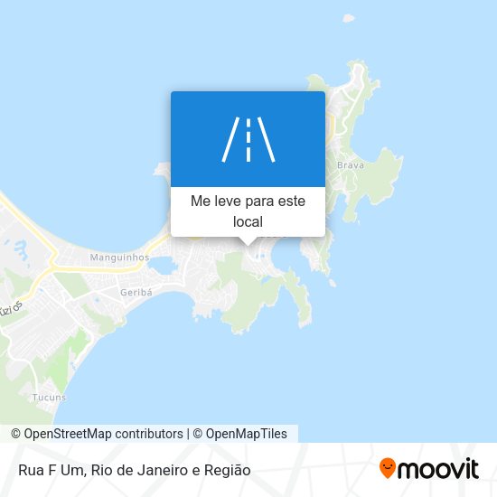 Rua F Um mapa