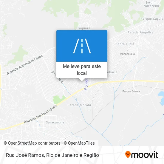 Rua José Ramos mapa