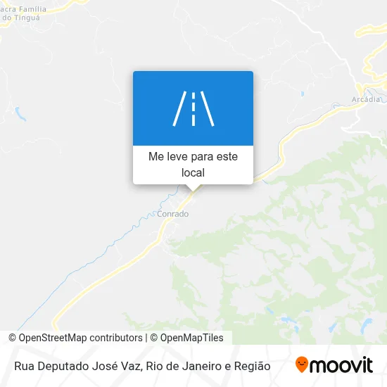 Rua Deputado José Vaz mapa