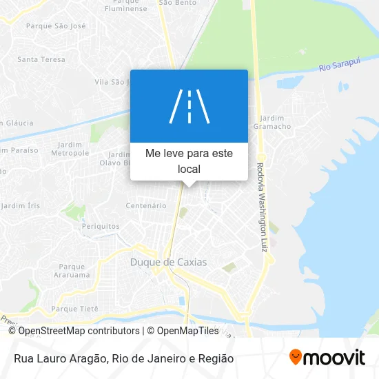 Rua Lauro Aragāo mapa