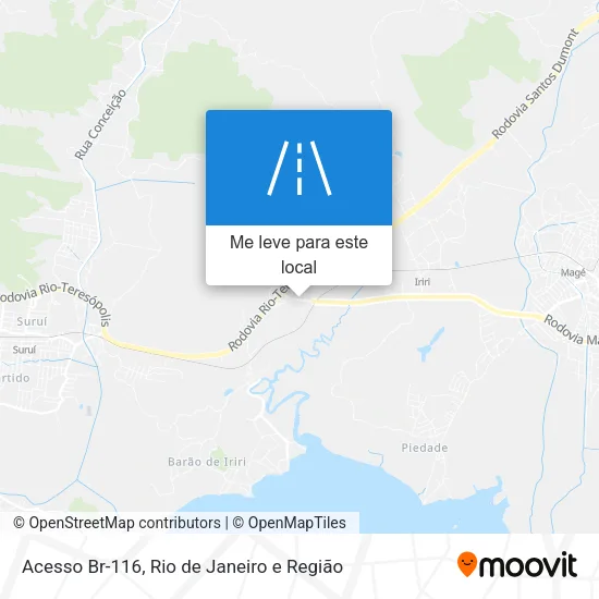 Acesso Br-116 mapa