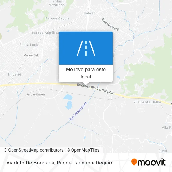 Viaduto De Bongaba mapa