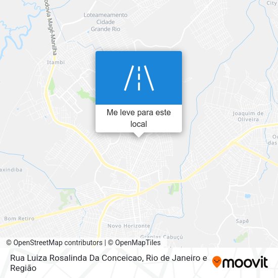 Rua Luiza Rosalinda Da Conceicao mapa