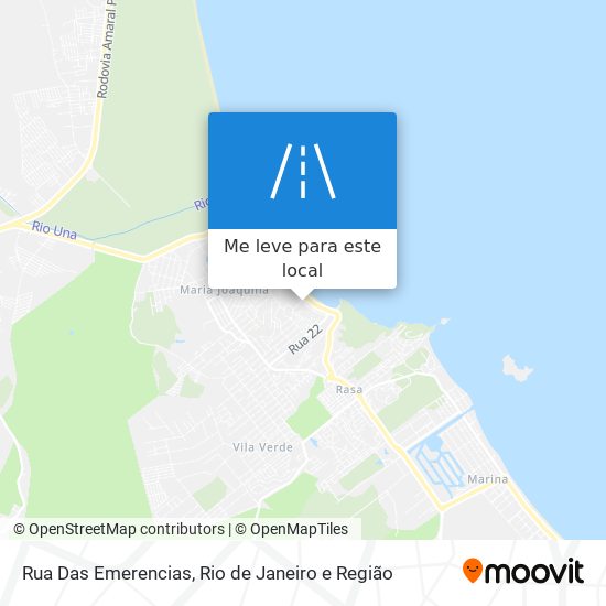 Rua Das Emerencias mapa