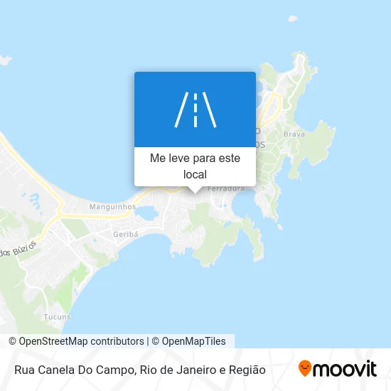Rua Canela Do Campo mapa