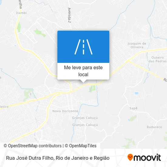 Rua José Dutra Filho mapa