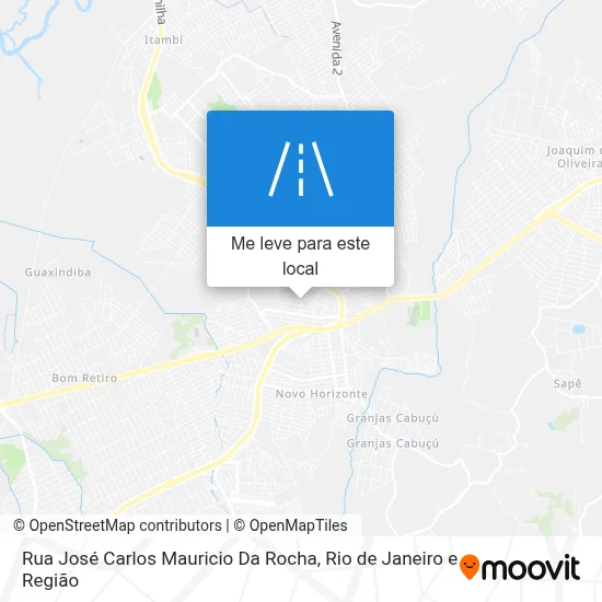 Rua José Carlos Mauricio Da Rocha mapa