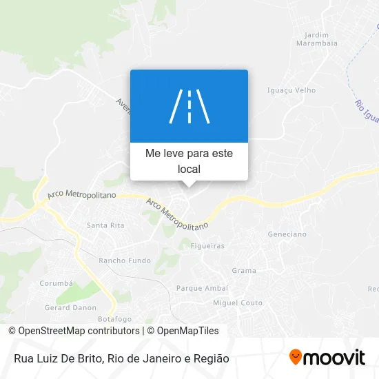 Rua Luiz De Brito mapa