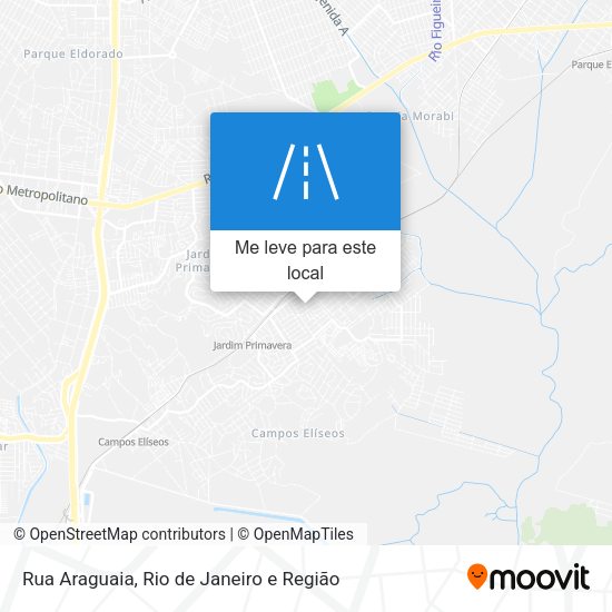 Rua Araguaia mapa