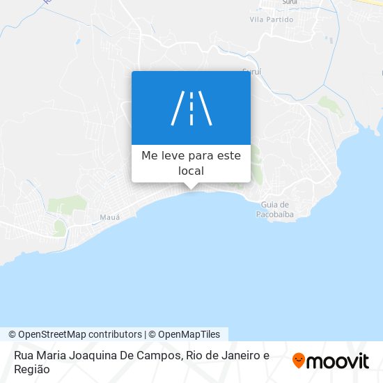 Rua Maria Joaquina De Campos mapa
