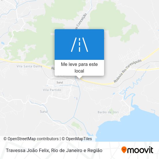 Travessa João Felix mapa