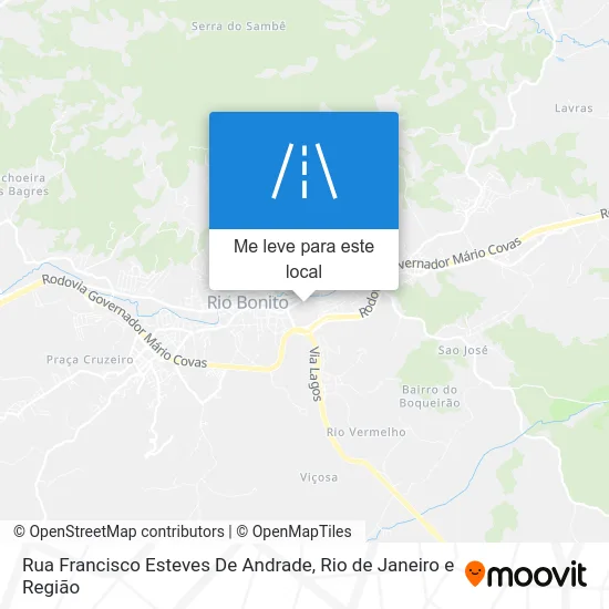 Rua Francisco Esteves De Andrade mapa