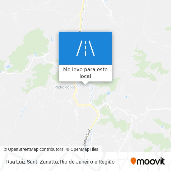 Rua Luiz Santi Zanatta mapa