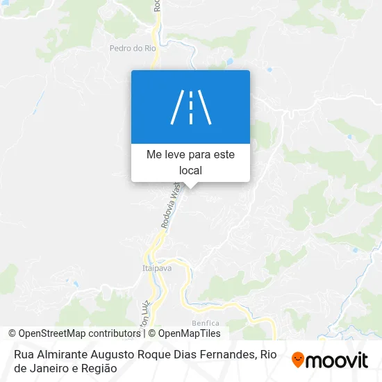 Rua Almirante Augusto Roque Dias Fernandes mapa