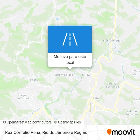 Rua Cornélio Pena mapa