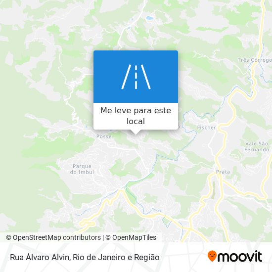 Rua Álvaro Alvin mapa