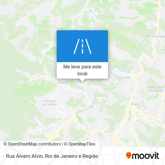 Rua Álvaro Alvin mapa