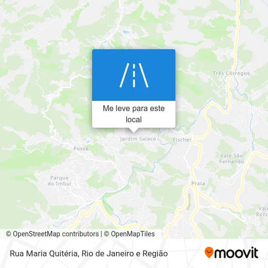 Rua Maria Quitéria mapa