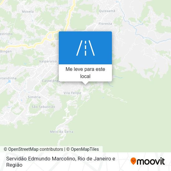 Servidão Edmundo Marcolino mapa