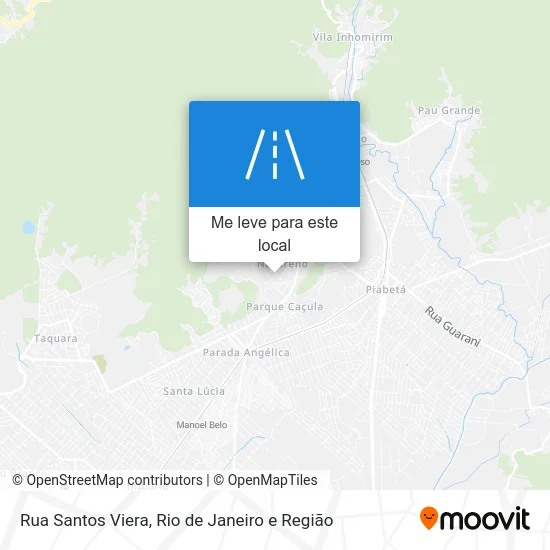 Rua Santos Viera mapa