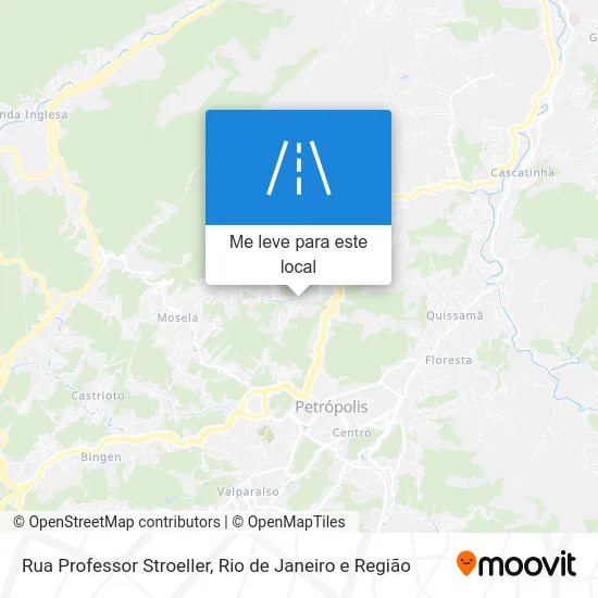 Rua Professor Stroeller mapa
