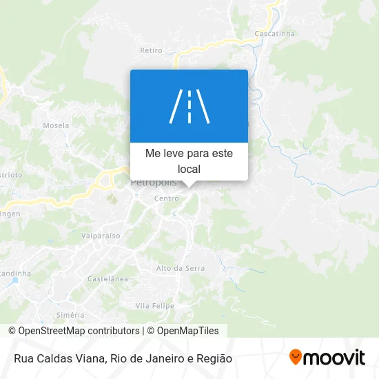 Rua Caldas Viana mapa