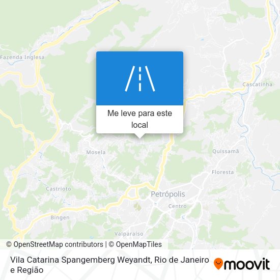 Vila Catarina Spangemberg Weyandt mapa