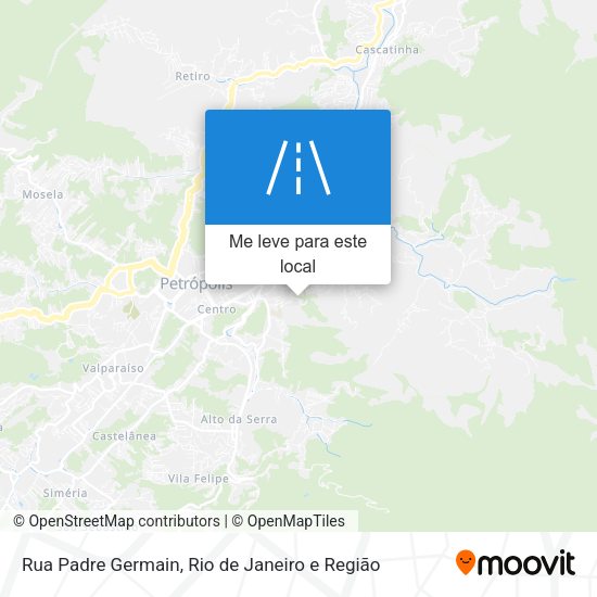 Rua Padre Germain mapa