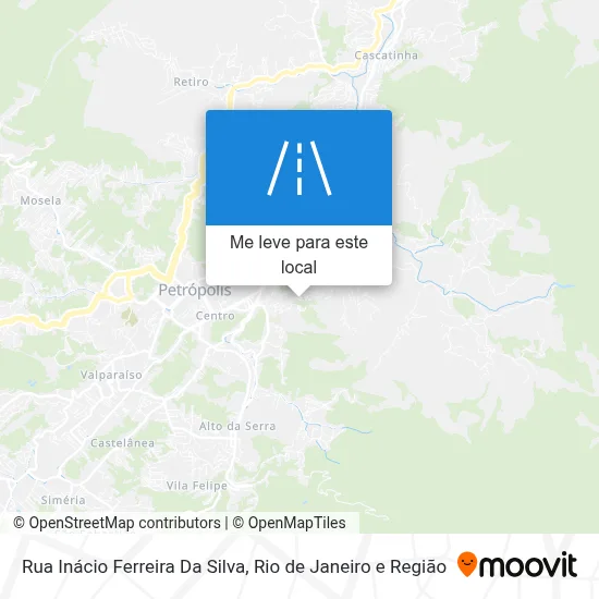 Rua Inácio Ferreira Da Silva mapa