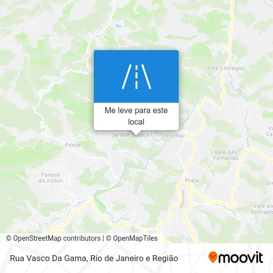 Rua Vasco Da Gama mapa