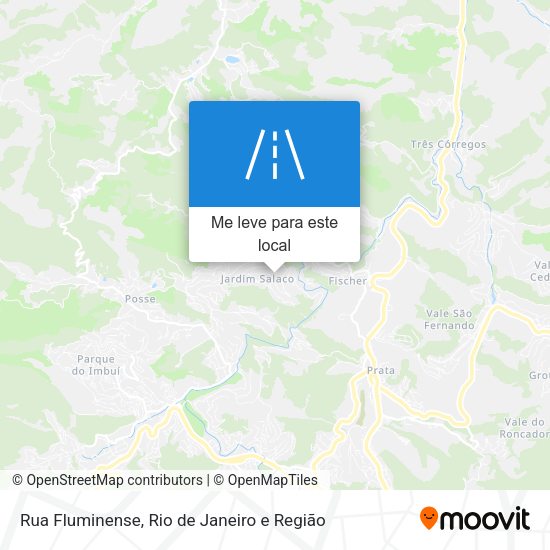 Rua Fluminense mapa