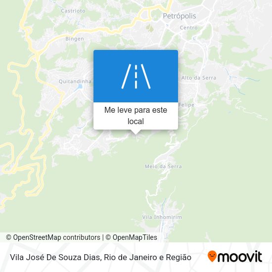 Vila José De Souza Dias mapa