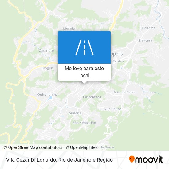 Vila Cezar Di Lonardo mapa