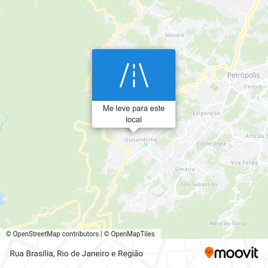 Rua Brasília mapa