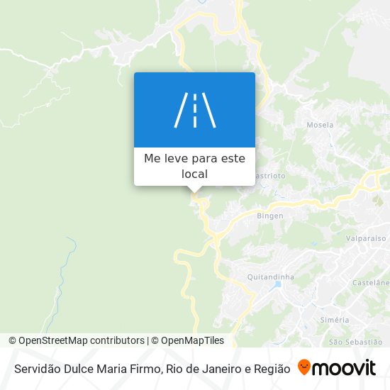 Servidão Dulce Maria Firmo mapa