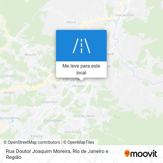 Rua Doutor Joaquim Moreira mapa
