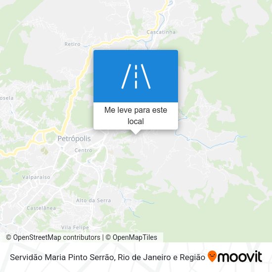 Servidão Maria Pinto Serrão mapa