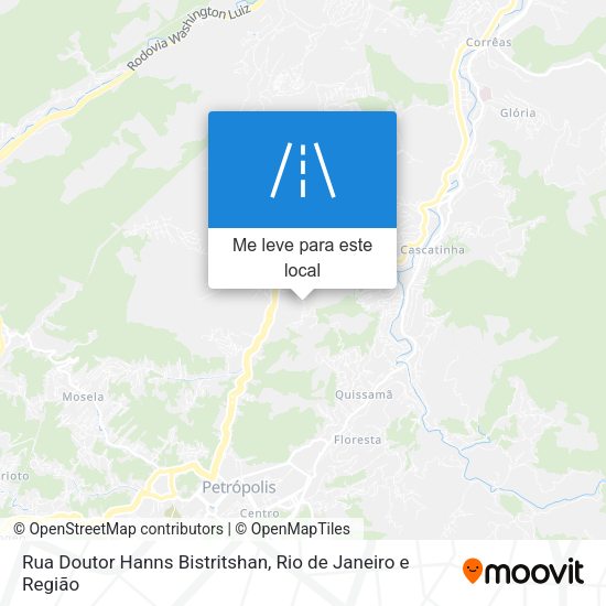 Rua Doutor Hanns Bistritshan mapa